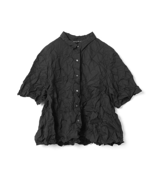 mizuiroind ブラウス シャツ mizuiro ind ワッシャープリーツ