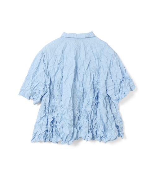 mizuiroind ブラウス シャツ mizuiro ind ワッシャープリーツ