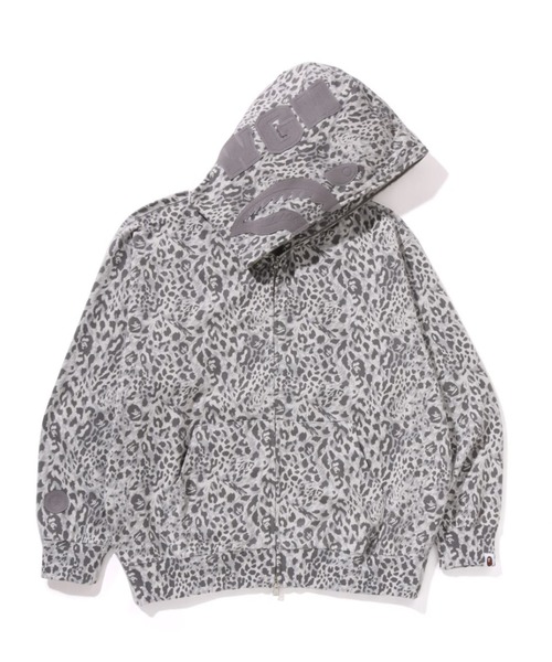 A BATHING APE グレー パーカー M レディース 値下げ!! スワロフスキー カレッジロゴ プルオーバー パーカー レディース