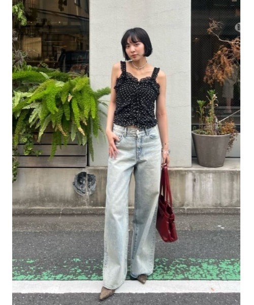 SLY キャミソール SHEER SQUEEZE CAMI TOPS シアー スクウィーズ