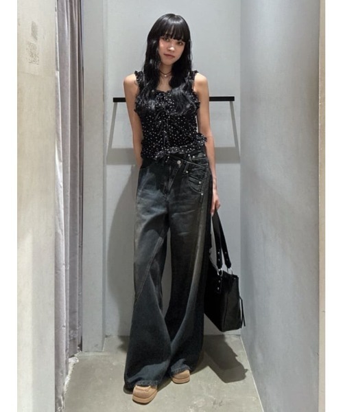 タグ付き未使用 SLY SHEER SQUEEZE CAMI TOPS SLY | LACE CAMI トップス (キャミソール ) |SHEL'TTER WEBSTORE