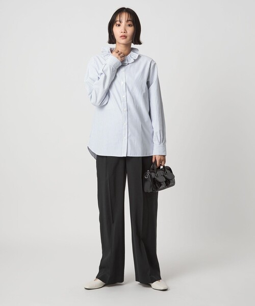 dahl'ia（ダリア） ブラウス シャツ 「別注」「dahl'ia」フリル エン