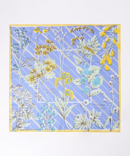 manipuri スカーフ バンダナ FLOWER STRIPE レディース