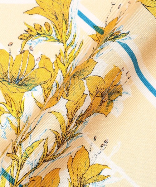 manipuri スカーフ バンダナ FLOWER STRIPE レディース