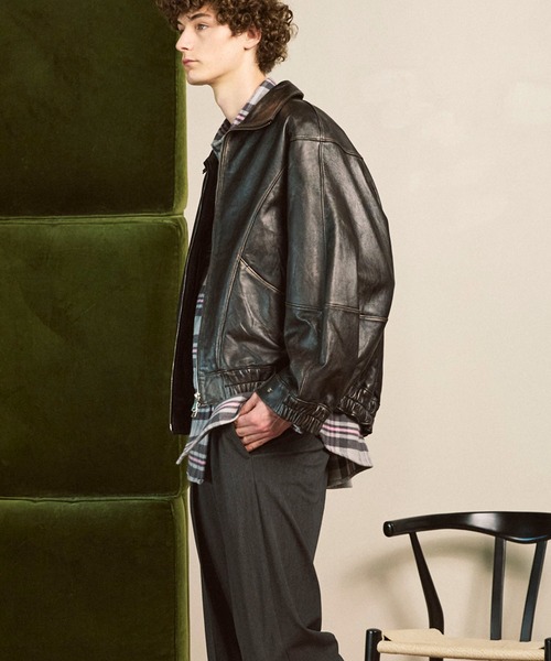 LEATHER BLOUSON/ブルゾン LEATHER BLOUSON（ブルゾン）｜M TO R（ムウトアール）の