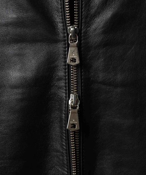 Maison Special ジップアップレザーブルゾン Artificial Leather Prime-Over Zip-Up Blouson