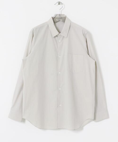 ATON（エイトン） シャツ ATON SUVIN BROAD STANDARD SHIRTS メンズ