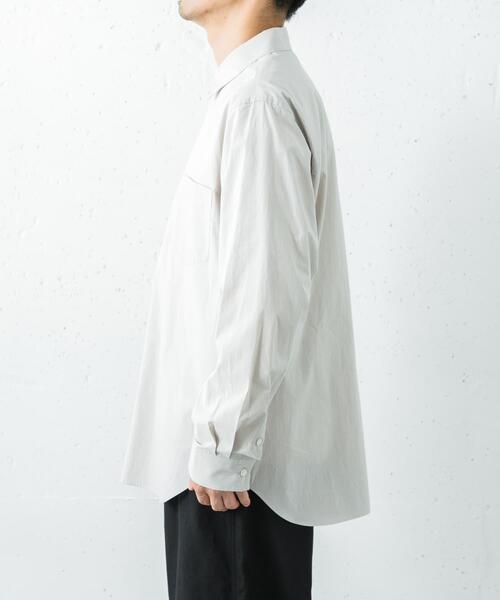 ATON（エイトン） シャツ ATON SUVIN BROAD STANDARD SHIRTS メンズ