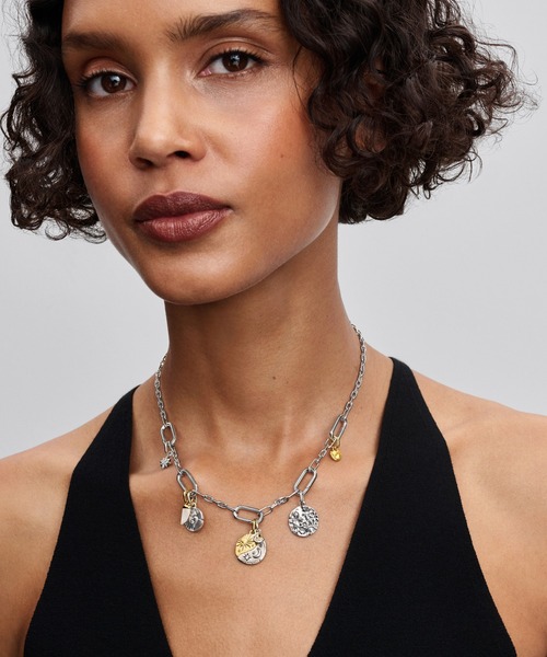 PANDORA（パンドラ） チャーム サン＆ムーン メダリオン チャーム