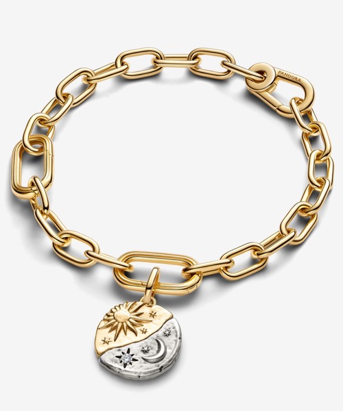 PANDORA（パンドラ） チャーム サン＆ムーン メダリオン チャーム