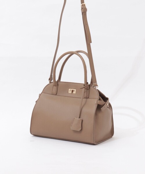 ノーリーズソフィー ひねり金具付きサイドクロストートバッグ 本革nolley's NOLLEY'S Sophi（ノーリーズソフィー） ショルダーバッグ バッグ