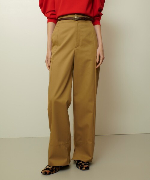 パンツ ミリタリーツイルハイウェストパンツ レディース | allureville | 02