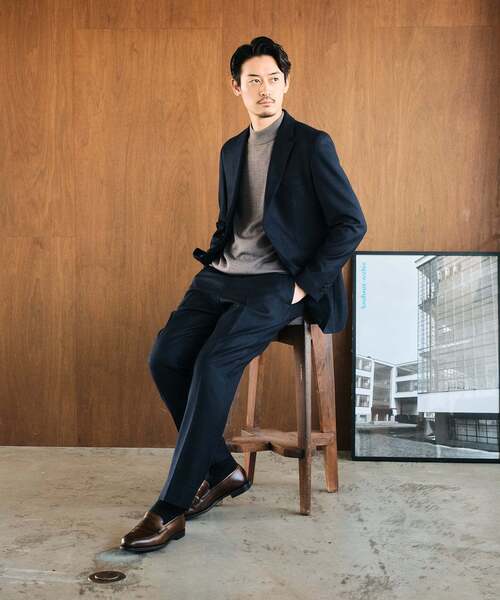 EDIFICE（エディフィス） スラックス SUPER 120's ウールサキソニー