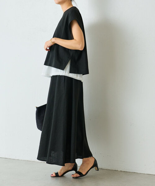 BEARDSLEY（ビアズリー） フレアスカート 1 グレー レディース