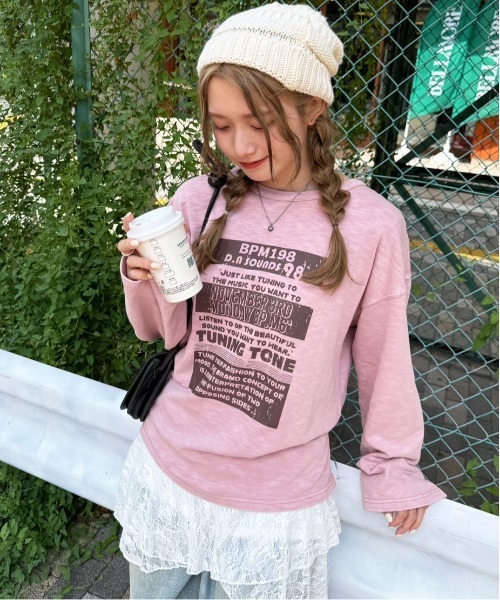 DOUBLE NAME（ダブルネーム） tシャツ TUNING TONE ピグメントロンTEE