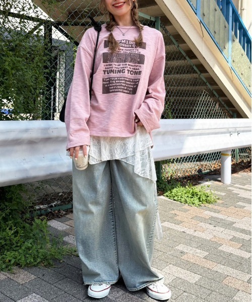DOUBLE NAME（ダブルネーム） tシャツ TUNING TONE ピグメントロンTEE