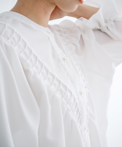 「ANNA LUNA」 7分袖チュニック MEDIUM オフホワイト レディース_画像9