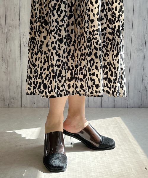 「Noubel Voug Relax」 ミュール 23.5cm ブラック レディース_画像5