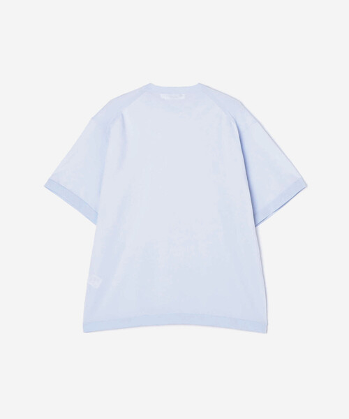 「GYMPHLEX」 半袖ニット M サックスブルー メンズ_画像3