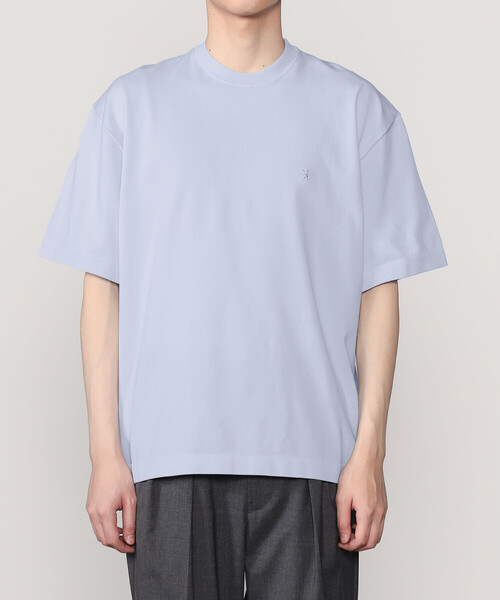 「GYMPHLEX」 半袖ニット M サックスブルー メンズ_画像8