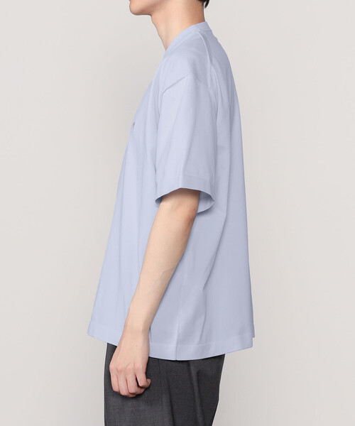 「GYMPHLEX」 半袖ニット M サックスブルー メンズ_画像9