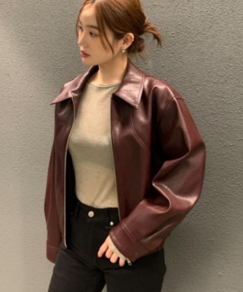 レザージャケット ライダース ライダースジャケット レディース