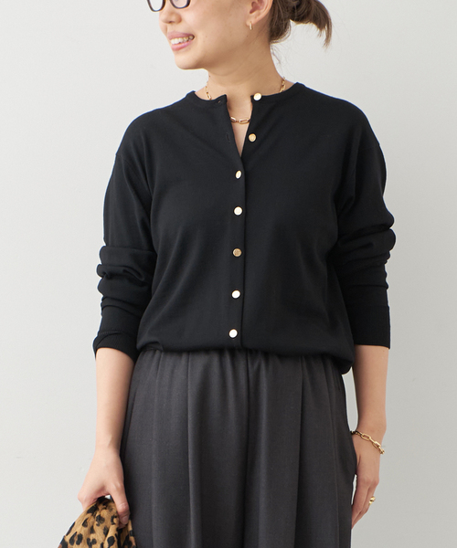 DeuxiemeClasse FF30 クルーネックカーディガン Deuxieme Classe（ドゥーズィエムクラス）の「*FF30 クルーネック