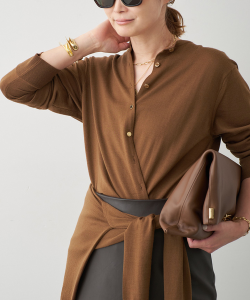 deuxieme classe FF30 カーディガンとプルオーバーセット Deuxieme Classe FF30 GIZA カーディガン