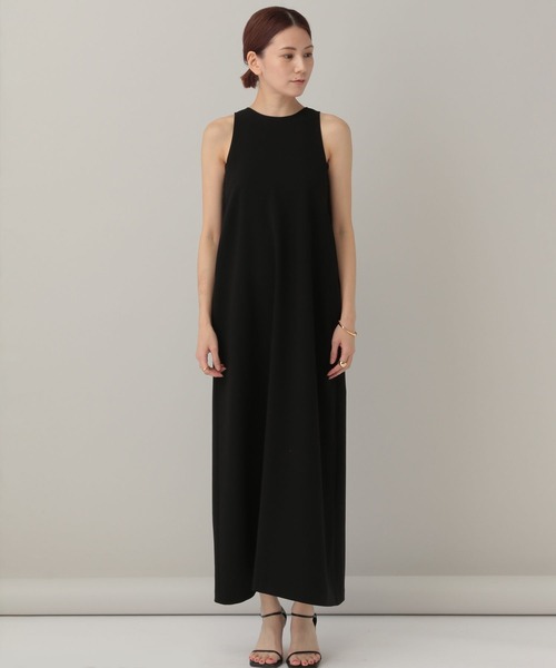 美品　René ブラック ノースリーブ ワンピース 36 Curensology（カレンソロジー） ノースリーブワンピース 36 ブラック