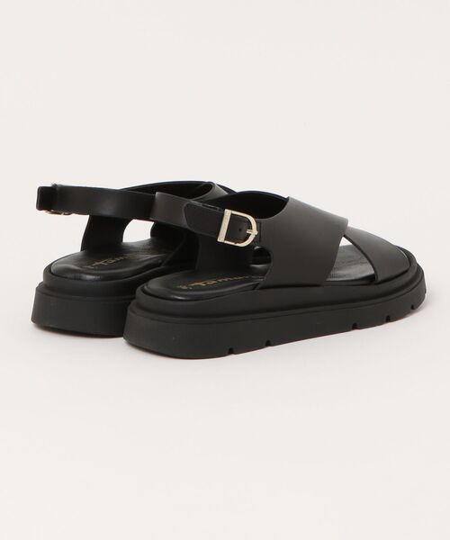 「INTER-CHAUSSURES」 「Tamaris」フラットサンダル 40 ブラック レディース_画像2