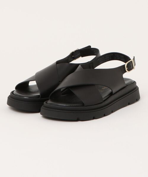 「INTER-CHAUSSURES」 「Tamaris」フラットサンダル 40 ブラック レディース_画像4
