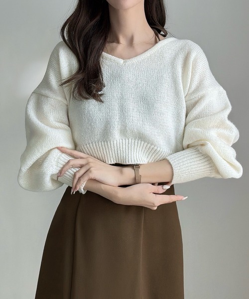 Meiru ワンピース ショートニット＋マーメイドキャミワンピースset