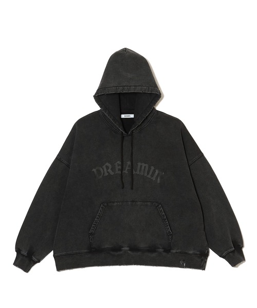 パーカー GARMENT DYE WIDE PULLOVER HOODIE メンズ