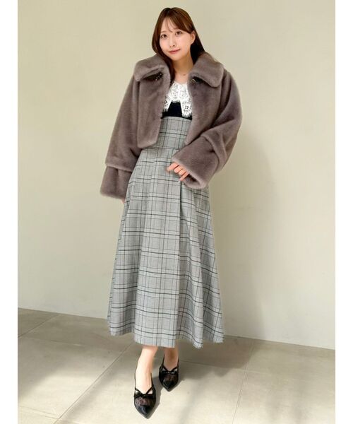 dazzlin（ダズリン） ワンピース レースケープバックルワンピース