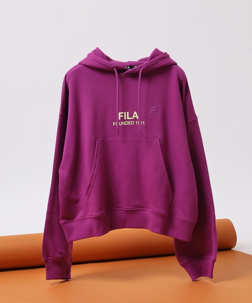 FILA（フィラ） パーカー プリント 長袖パーカー スウェット フーディ