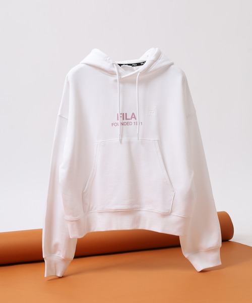 FILA（フィラ） パーカー プリント 長袖パーカー スウェット フーディ