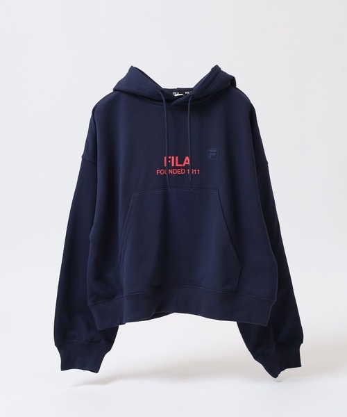 FILA（フィラ） パーカー プリント 長袖パーカー スウェット フーディ