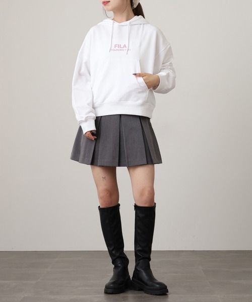 FILA（フィラ） パーカー プリント 長袖パーカー スウェット フーディ