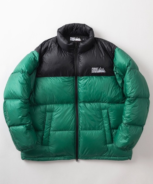 FIRST DOWN（ファーストダウン） ダウンジャケット M グリーン メンズ