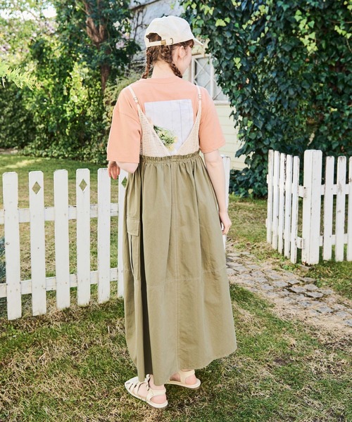 「Crisp」 キャミソールワンピース FREE アイボリー レディース_画像8