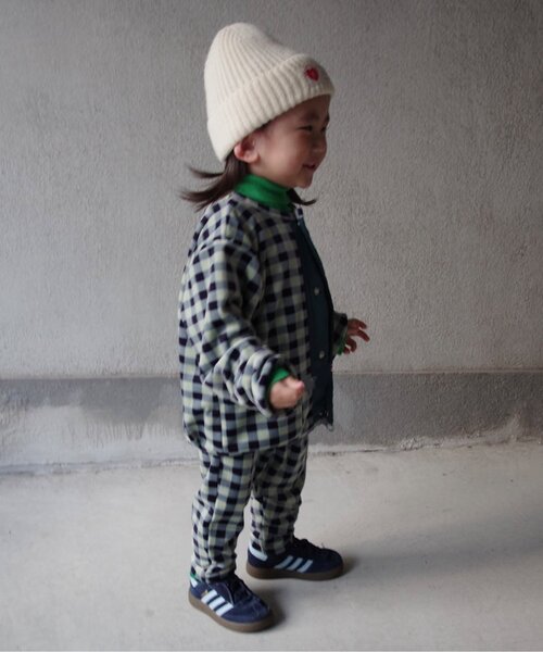 カーディガン  「ジュニア対応」ベロアタッチのメルティ起毛フリーススナップカーディガン キッズ 子供服 男の子 女の子 | p.premier | 13