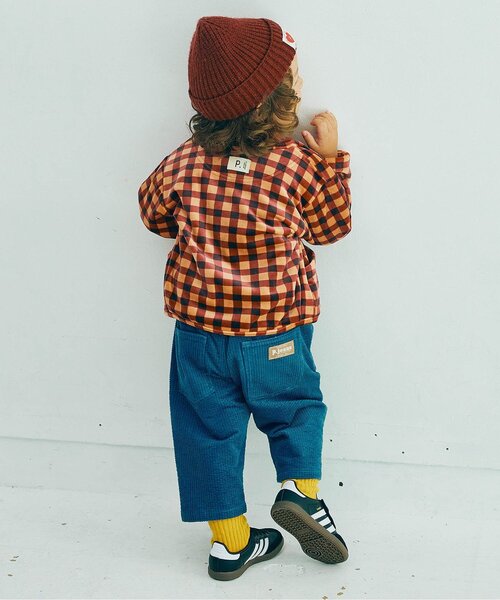 カーディガン  「ジュニア対応」ベロアタッチのメルティ起毛フリーススナップカーディガン キッズ 子供服 男の子 女の子 | p.premier | 26