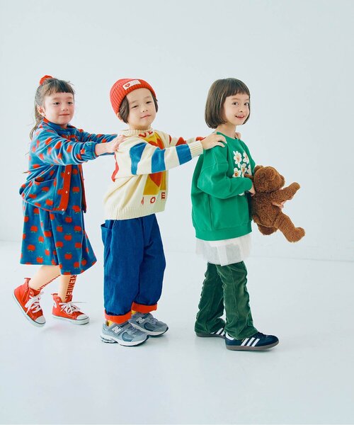 カーディガン  「ジュニア対応」ベロアタッチのメルティ起毛フリーススナップカーディガン キッズ 子供服 男の子 女の子 | p.premier | 10