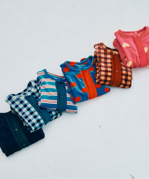 カーディガン  「ジュニア対応」ベロアタッチのメルティ起毛フリーススナップカーディガン キッズ 子供服 男の子 女の子 | p.premier | 25