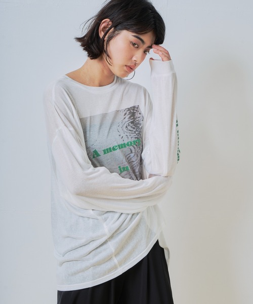 WHYTO（ホワイト） tシャツ 「WHYTO. / ホワイト」2wayシアープリント
