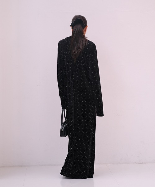 AKTE（アクテ） ワンピース ベロアIラインワンピース : ZOZOTOWN Yahoo