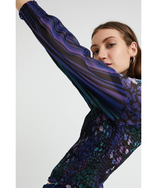 「Desigual」 長袖ブラウス X-SMALL ブラック レディース_画像9