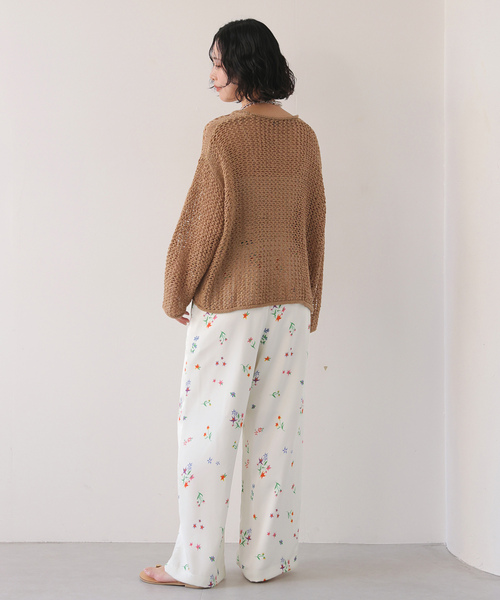 「margaux」 イージーパンツ 38 アイボリー レディース_画像8