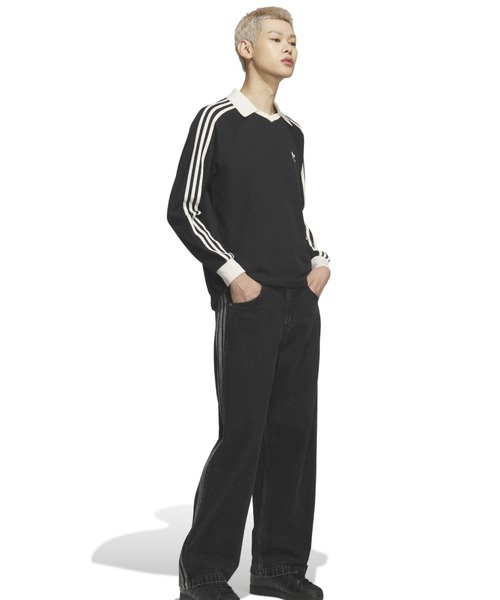 adidas（アディダス） ポロシャツ adidas WAFFLE LONG SLEEVE POLO
