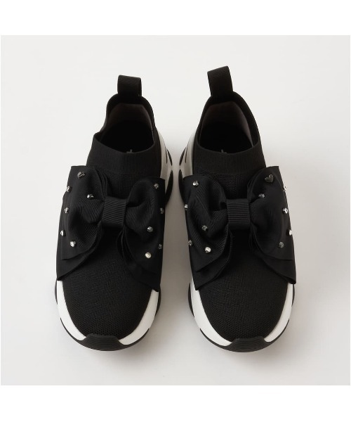 diana（プラスダイアナ） スニーカー 「軽量・撥水加工」 ビッグリボン